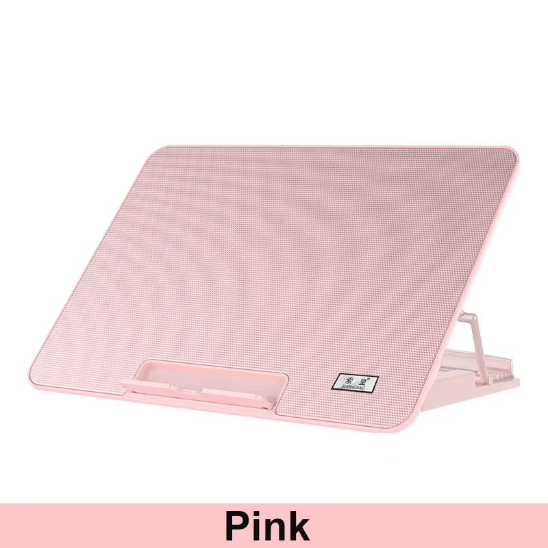 Laptop Cooling Base Cooling Pad Adjustable Holder Notebook Support with Six Fans for Macbook Notebook Pro Holder Laptop Stand