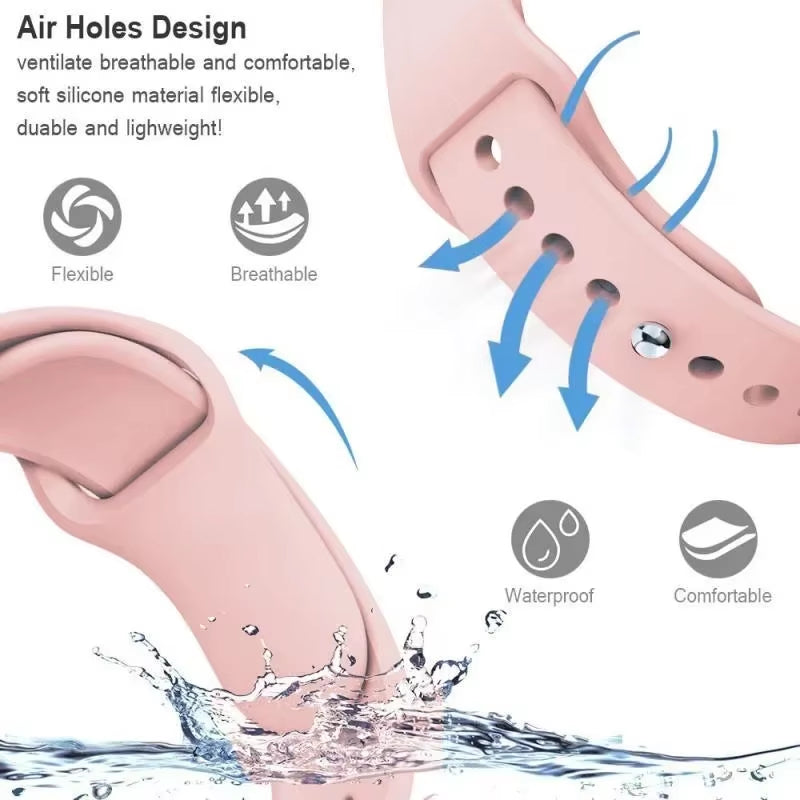 Siliicone Strap for  Bip 6 Smartwatch 20Mm 22Mm Sport Band for  Bip 5/5 Unity/Bip U 3 3Pro/Gts/Gtr 2 3 4 42Mm 47Mm