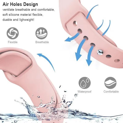 Siliicone Strap for  Bip 6 Smartwatch 20Mm 22Mm Sport Band for  Bip 5/5 Unity/Bip U 3 3Pro/Gts/Gtr 2 3 4 42Mm 47Mm