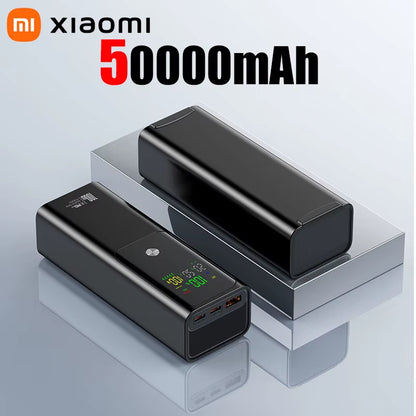Xiaomi 50000Mah Portable Color Screen Power Bank Supports PD100W Bidirectional Fast Charging Suitable for Iphone Laptop Samsung