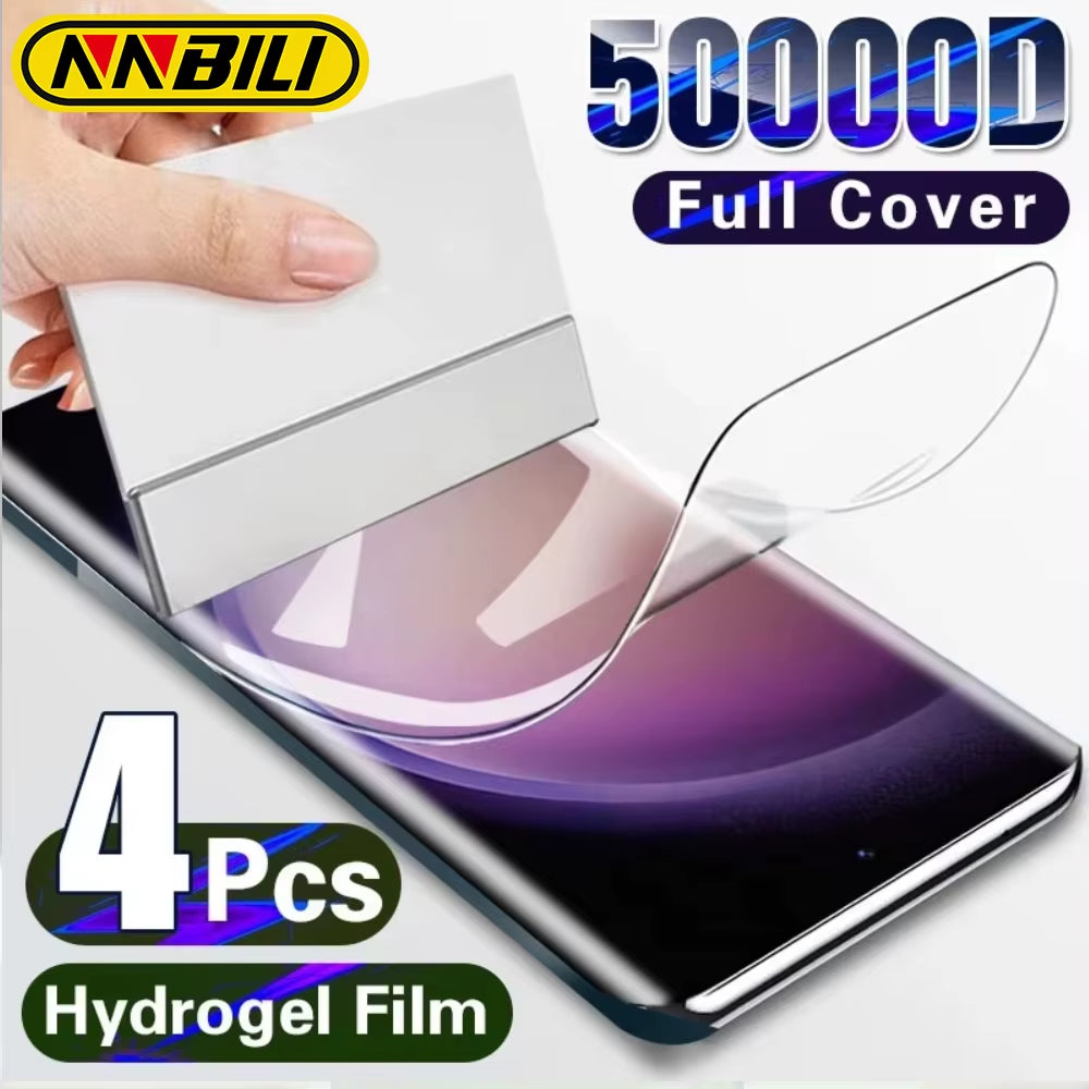 4Pcs Hydrogel Film for Samsung Galaxy S24 S23 S22 S21 S20 Ultra plus Screen Protector for Samsung S25 Ultra S20 S21 FE