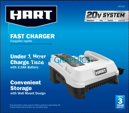 20-Volt 3A Rapid Charger (Battery Not Included)