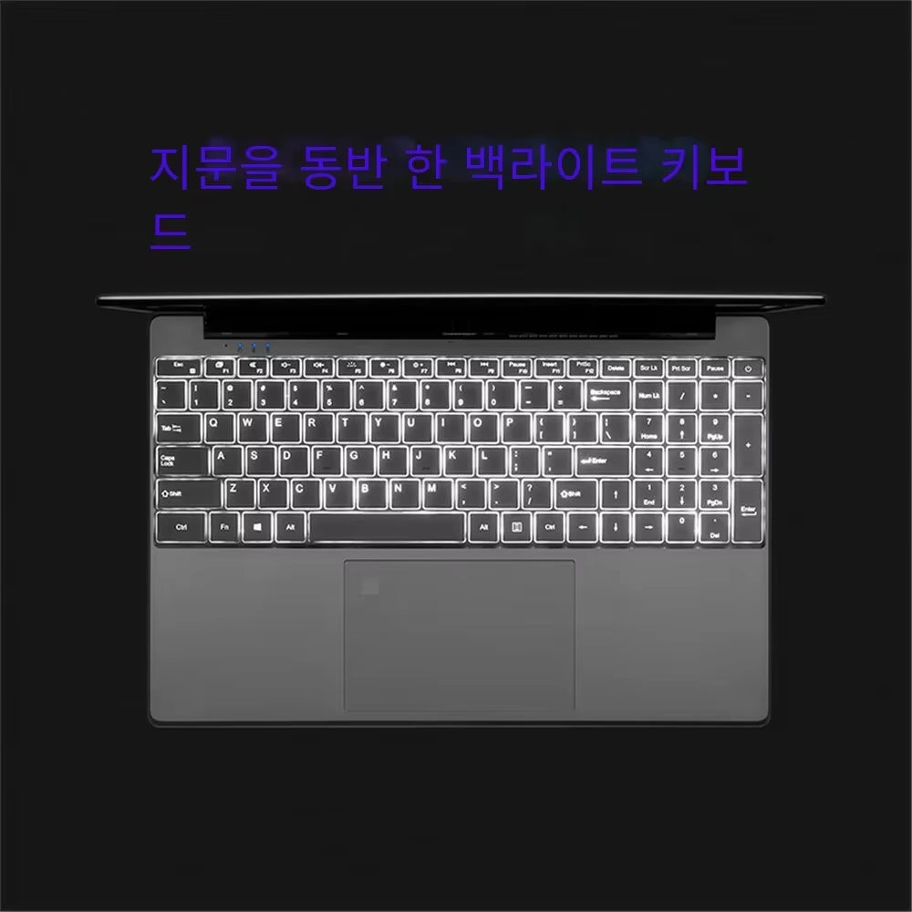 15.6-Inch IPS Screen 16GB RAM 256GB SSD  Celeron 11Th N5095 Business Netbook Windows 10 11 Pro Gaming Notebook Portable