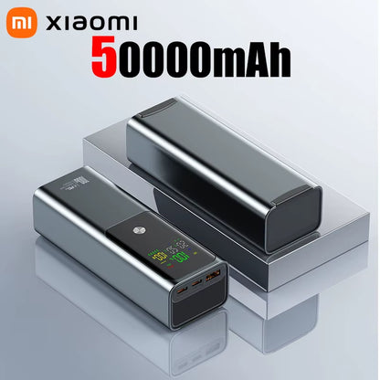 Xiaomi 50000Mah Portable Color Screen Power Bank Supports PD100W Bidirectional Fast Charging Suitable for Iphone Laptop Samsung