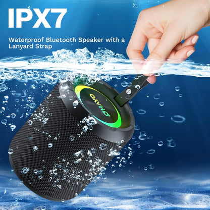 X3 Upgraded Bluetooth Speaker, Portable Bluetooth Speaker 40W, Deep Bass,True Wireless Stereo Pairing, IPX7 Waterproof,Mic