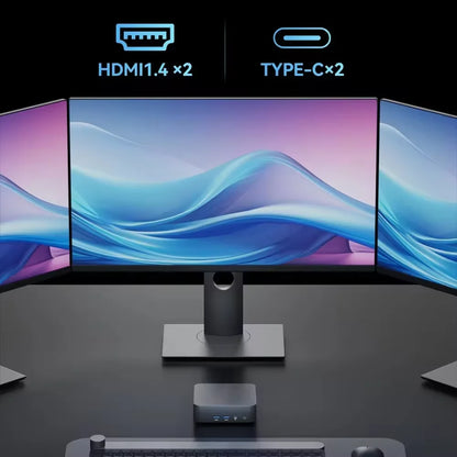 2025 Mini PC Core I9-8950Hk/I3-6100U Windows 11 Pro Desktop Pc Gaming Computer 16GB DDR4 1TB SSD Wifi6 BT5.2 4K Portable Pc