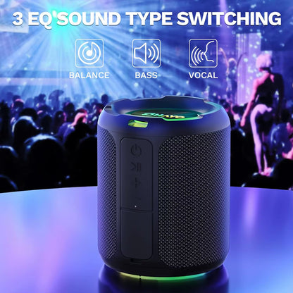 X3 Upgraded Bluetooth Speaker, Portable Bluetooth Speaker 40W, Deep Bass,True Wireless Stereo Pairing, IPX7 Waterproof,Mic