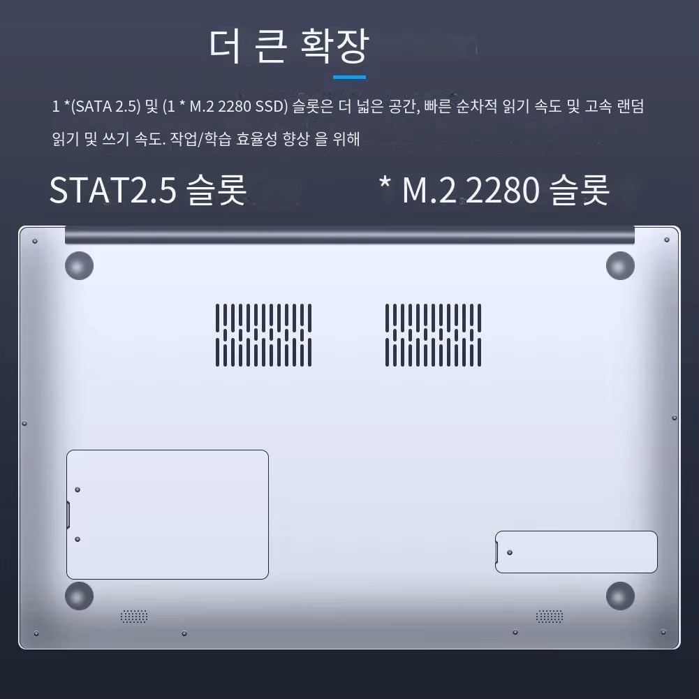 15.6-Inch IPS Screen 16GB RAM 256GB SSD  Celeron 11Th N5095 Business Netbook Windows 10 11 Pro Gaming Notebook Portable